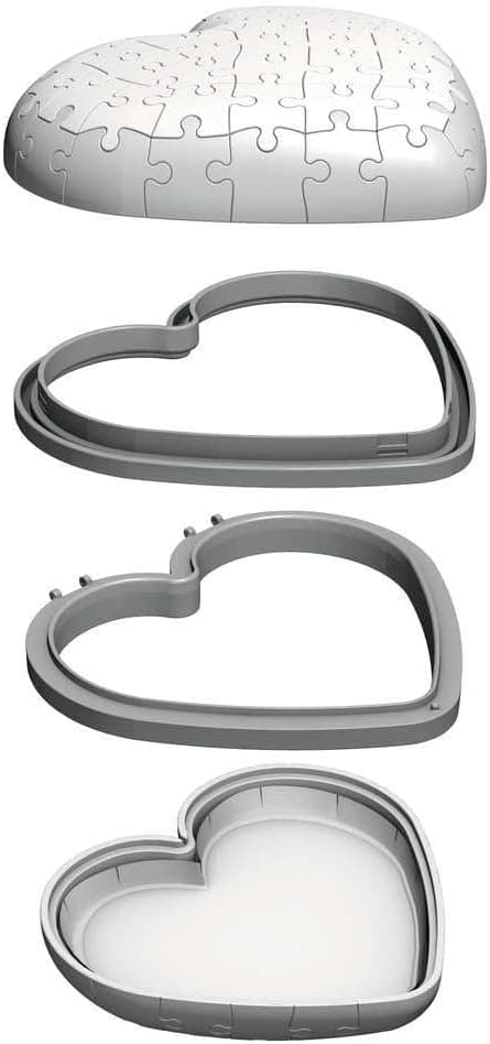 Thumbnail 6 de Herzschatulle Frozen 2 – Puzzle 3D lumineux en forme de cœur (54 pièces)