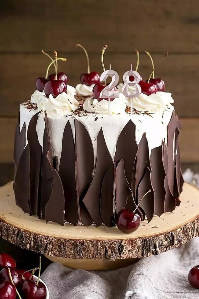 Thumbnail 1 de Geburtstagskerzen Zahlen 28 2er Roségold 🎂