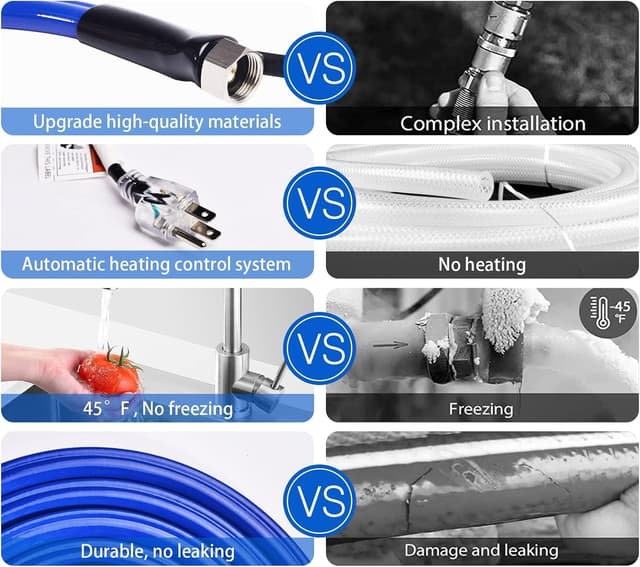 Thumbnail 3 de HOHOMETIC 100FT Heated Water Hose for RV