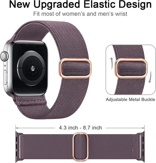 Detalle 2 de Higgs 6 Pack Stretchy Nylon Watch Straps 6-Pack