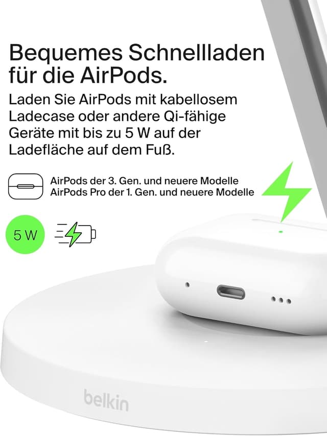 Thumbnail 4 de Belkin BoostCharge 3-in-1 kabelloses Ladegerät 40W