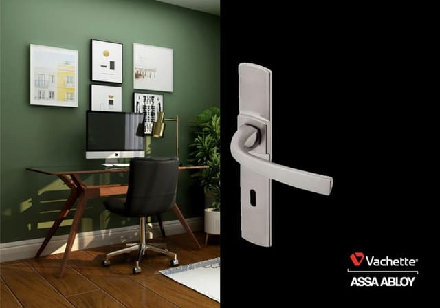 Detalle 1 de Vachette MUZE Poignée sur Plaque 195 mm