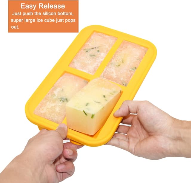 Thumbnail 3 de Extra-Large Silicone Soup Freezer Tray 300ml 🍲