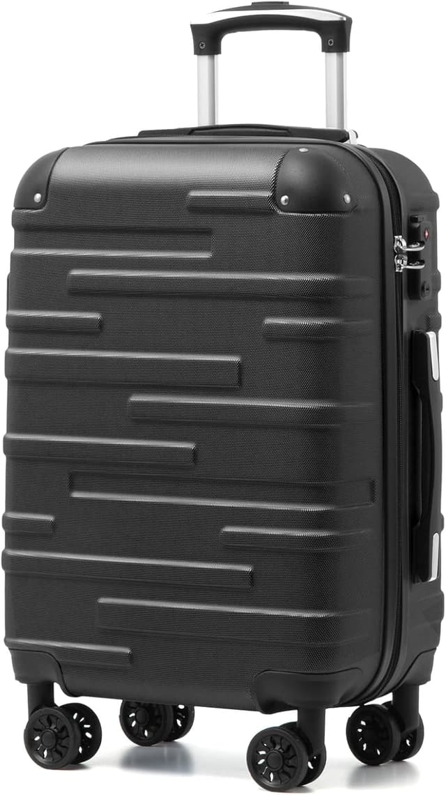 Detalle de Coolife Hartschalen-Koffer Vergrößerbar 56x39x22 cm