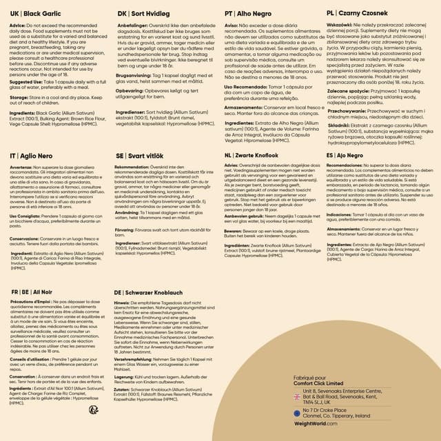 Thumbnail 4 de Ail noir fermenté 15000 mg 💊