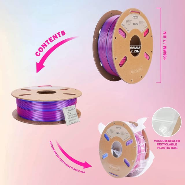 Thumbnail 5 de ERYONE PLA bicolore 1,75 mm 1 kg per stampanti 3D 🎨