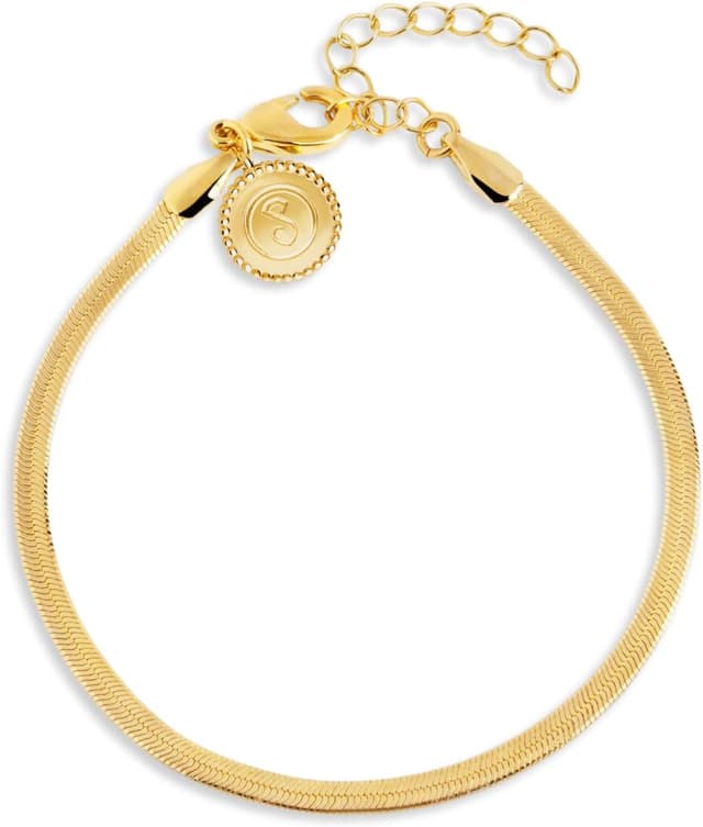 Imagen de SINGULARU Lisse S 16 cm pulsera de acero bañada oro en OfertitasTOP
