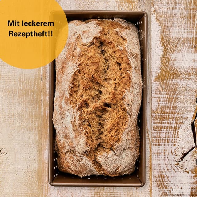 Detalle 2 de Birkmann Laib & Seel 210516 : moule à pain perforé en acier carbone antiadhésif (25 cm)