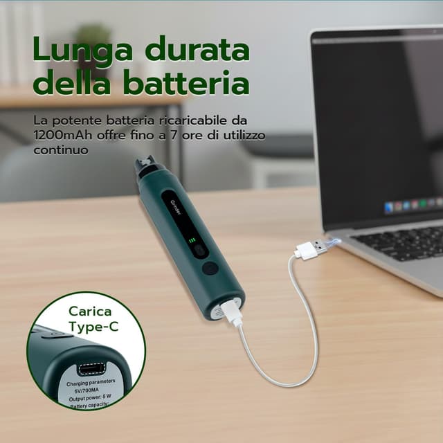 Thumbnail 6 de Tolesum Lima Unghie Cani 1200 mAh 🐾