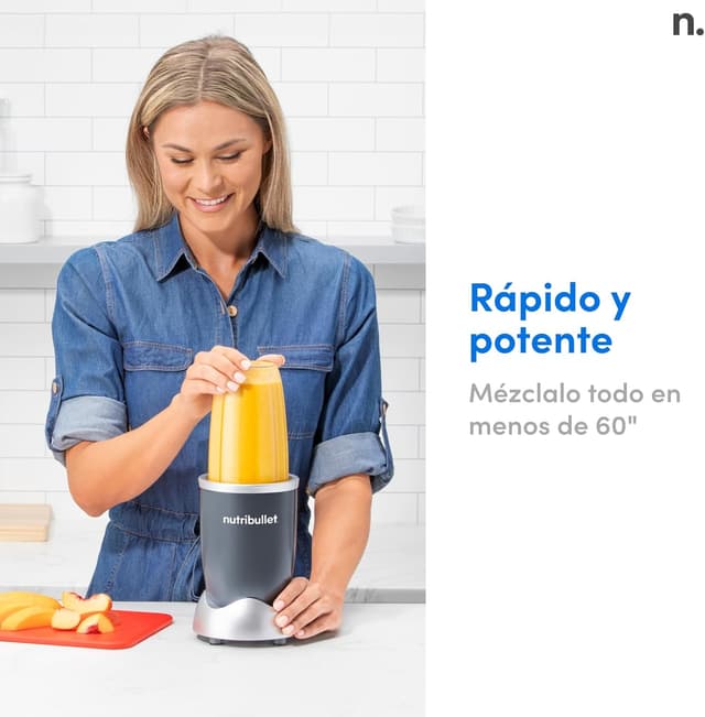 Detalle 2 de NutriBullet Original 600 - Batidora Multifuncional y Compacta 🍹