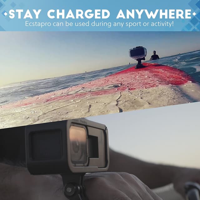 Detalle de SABRENT EcstaPro Batteria Extra per GoPro HERO5 Session (GP-KT5S)