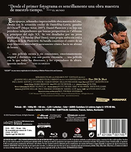 Detalle de Pozos de Ambición (There Will Be Blood) Blu-ray 📀