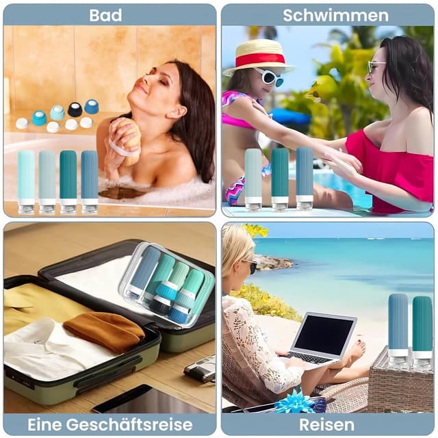 Thumbnail 6 de NuvaConx Reiseflaschen Set 18 Stück Reisezubehör