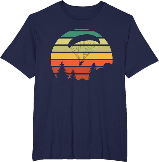 Thumbnail 3 de T-shirt parapendio su sole tramonto