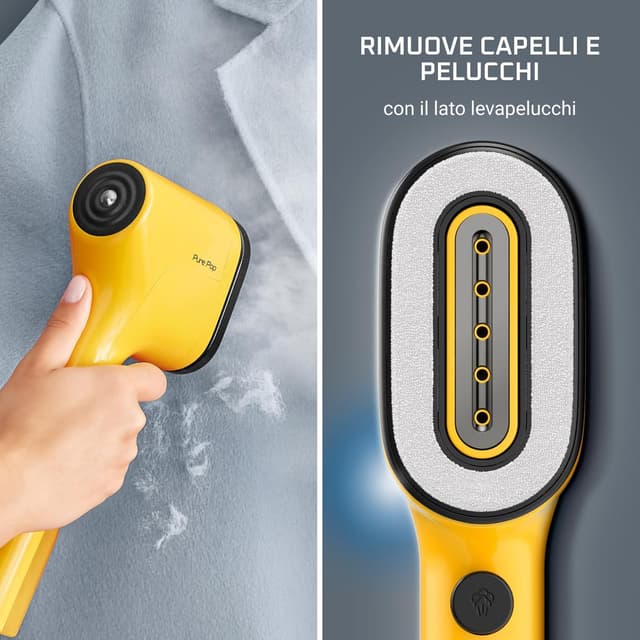 Detalle de Rowenta Pure Pop DR2026, ferro da stiro verticale portatile a vapore per capi stropicciati e igienizzati