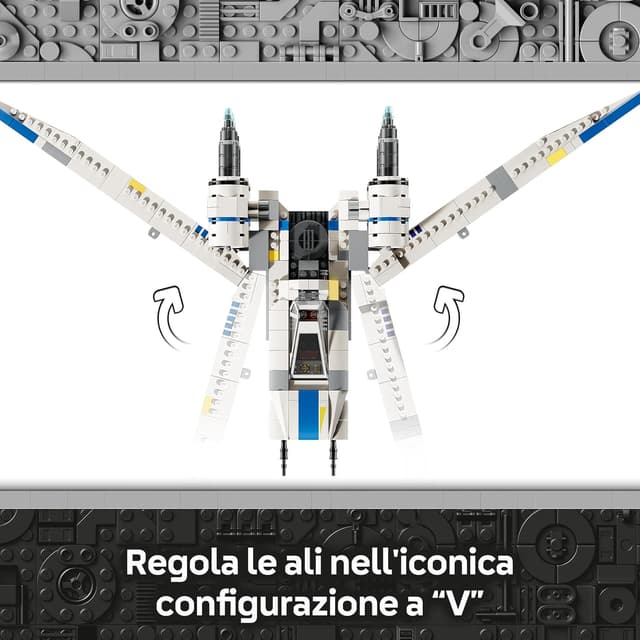 Detalle de LEGO 75399 U-Wing 8 anni 🧩