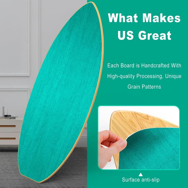 Thumbnail 6 de Healfith Balance Board für Gleichgewicht 204 kg