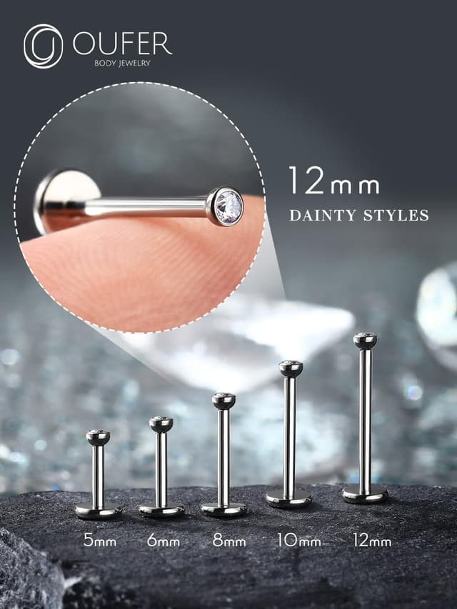 Thumbnail 4 de OUFER Body Piercing Labret 18G 5mm 💎