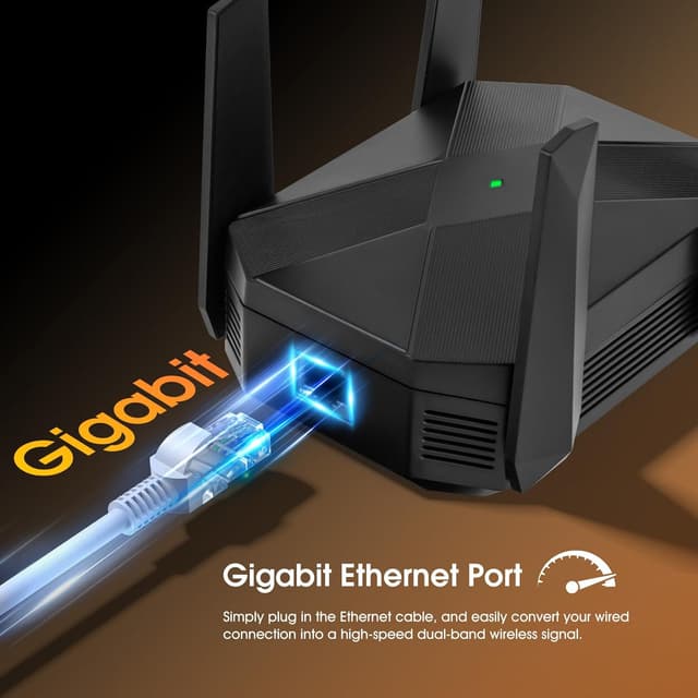 Thumbnail 3 de MEETOWN Répéteur WiFi Puissant WiDi 6