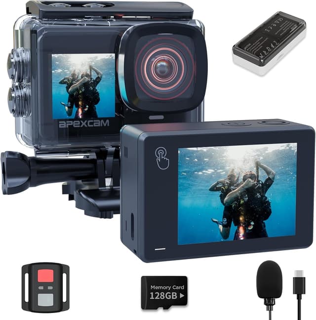 Detalle de Apexcam X80Pro 4K60FPS Action Cam