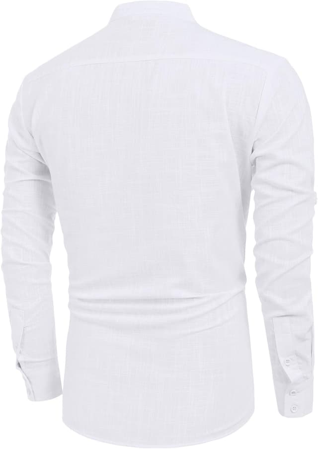 Thumbnail 6 de COOFANDY Henley T-Shirt Long Sleeve