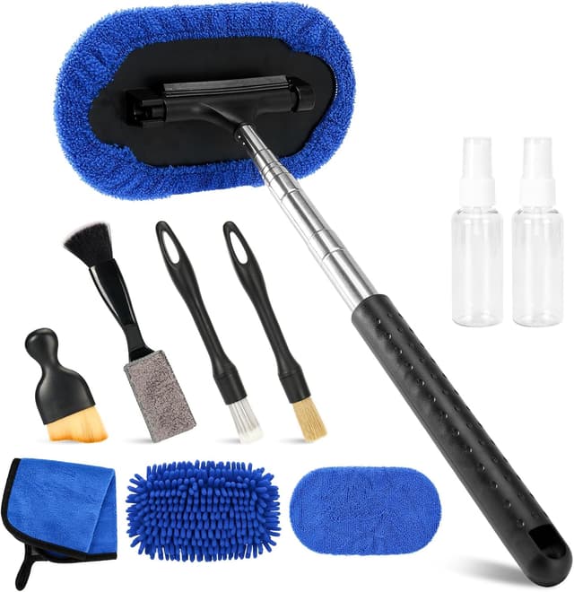 Detalle de Bafeil 10-piece Car Detailing Kit with extendable windscreen cleaner tool