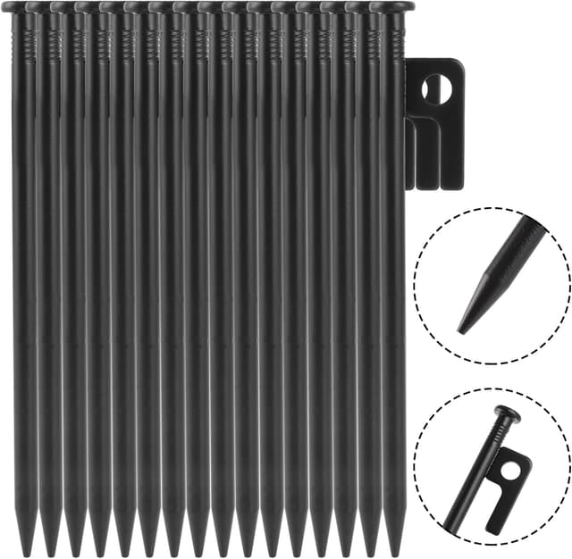 Imagen de MIVIDE Zelt Heringe Stahl 20 cm en OfertitasTOP