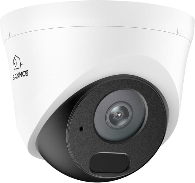 Detalle de SANNCE 5MP PoE Security Camera with Audio (Outdoor CCTV, Human/Vehicle Detection, 30m Night Vision) – IP67