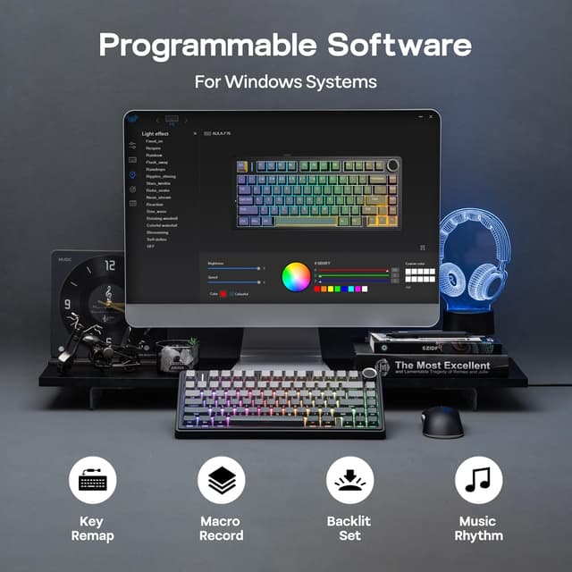 Thumbnail 5 de EPOMAKER F75 mechanical keyboard 4000mAh ⌨