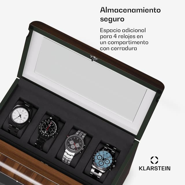Thumbnail 5 de KLARSTEIN Caja para 6 Relojes 🕰️ Vitrina Acrílica Organizador