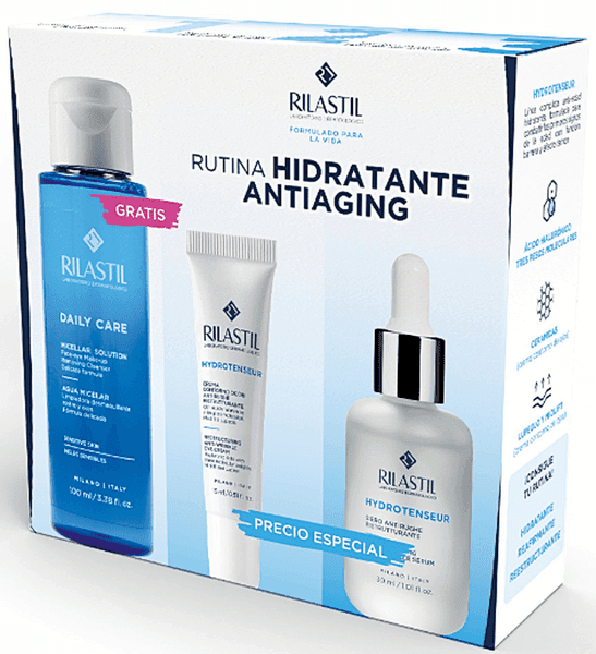 Detalle de Rilastil Agua Micelar 🌊 + Contorno Ojos + Sérum Nutritivo