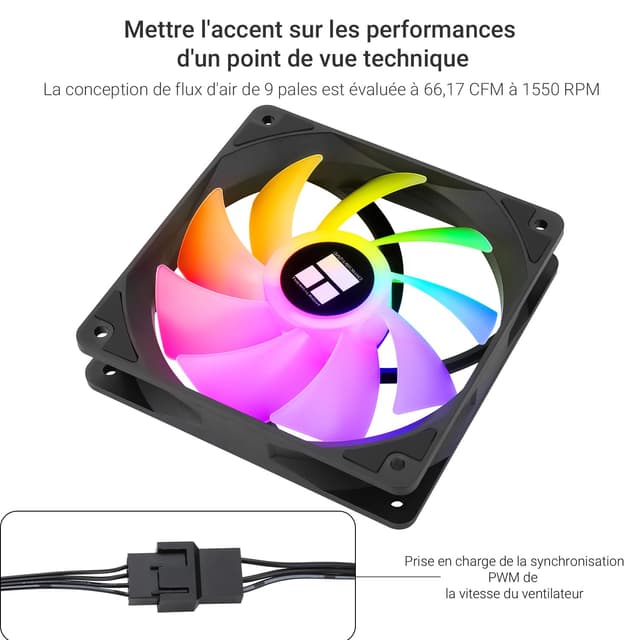 Thumbnail 2 de TR TL-C12C-S X5 Ventola ARGB 120mm