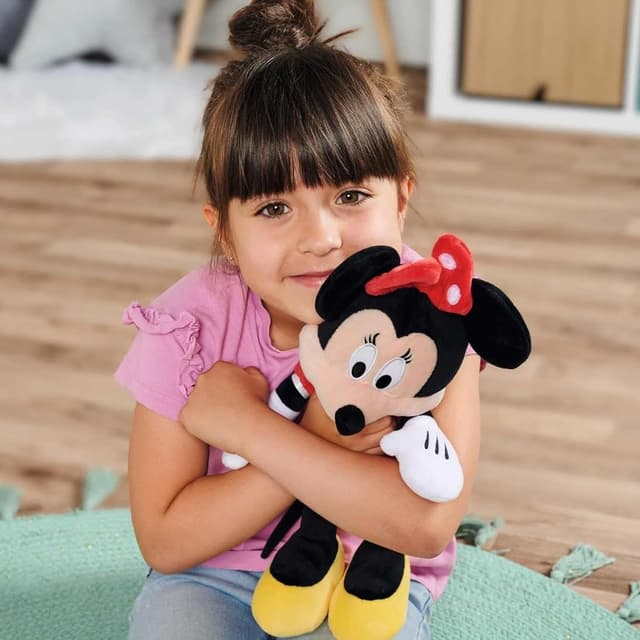 Detalle 2 de Simba Toys - Peluche Minnie Mouse con Vestido Rojo 35 cm