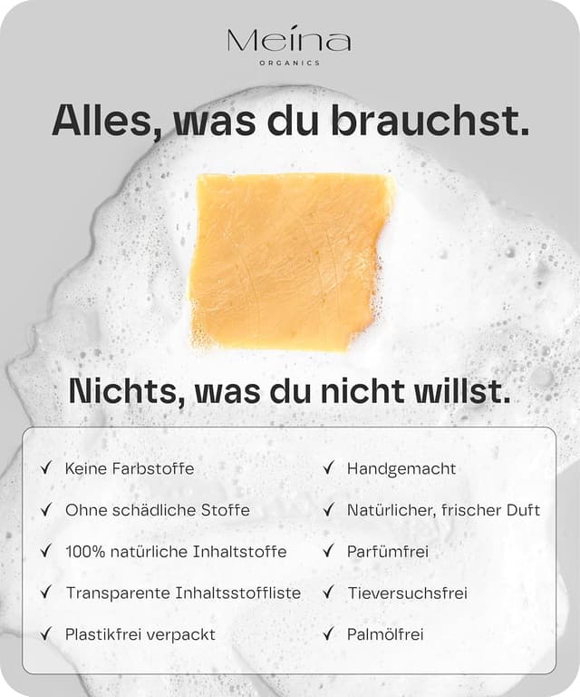 Thumbnail 6 de Meina Bio Haarseife gegen Haarausfall 80g