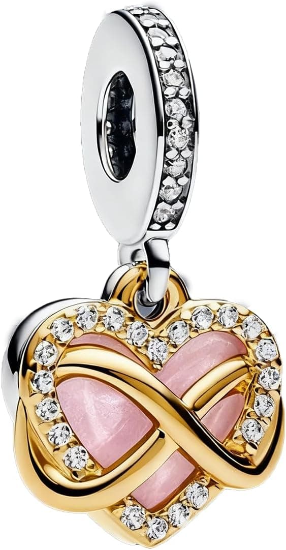 Detalle de Hevdlt Charm-Anhänger 925 Silber Herz