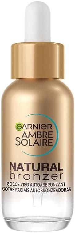 Detalle de Garnier Gocce Viso Autoabbronzanti Natural Bronzer (30 ml) con Acido ialuronico e Acqua di cocco