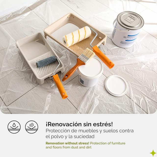 Detalle 2 de Garronda cubretodo plástico 4×5 m