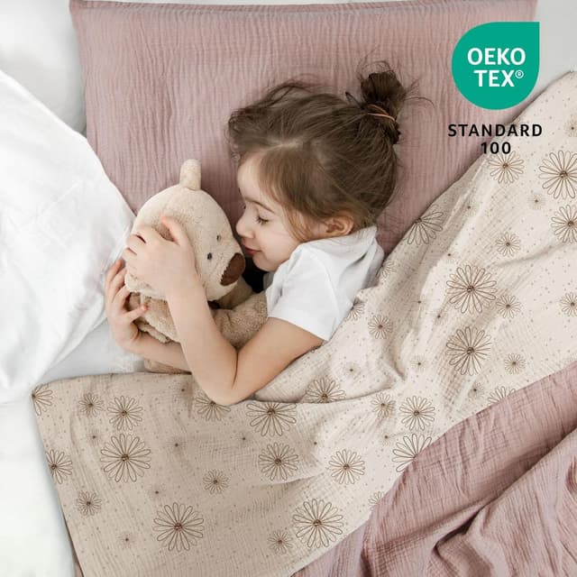 Detalle 2 de lulumoon Musselin Kinderbettwäsche 100x135