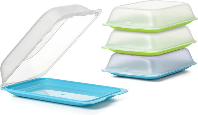 Thumbnail 6 de Tatay Fresh Porta Affettati per Frigorifero: set da 3 contenitori impilabili per salumi, microonde e lavastoviglie