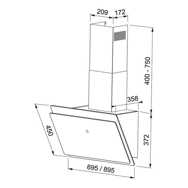 Detalle de mepamsa Luna Plus Campana Decorativa 90cm