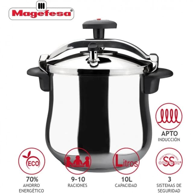 Thumbnail 3 de Magefesa Star Bombeada 10 L olla a presión