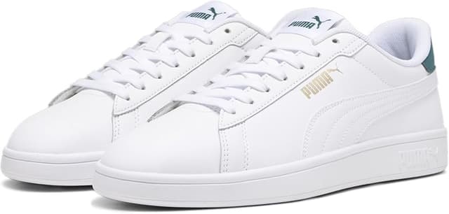 Detalle 2 de PUMA Smash 3.0 L zapatillas 43 EU blanco-malacita oro
