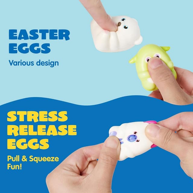 Detalle 2 de JOYIN 20er-Set Squishies: Anti-Stress-Fidget mit Tiermotiven für Kinder ab 3 Jahren