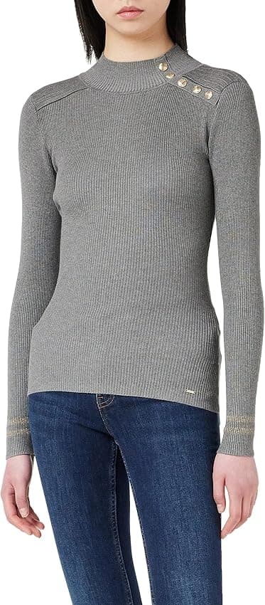 Imagen de Morgan 192-MAVAO.N Suéter Mujer Gris Anthracite 😊 en OfertitasTOP