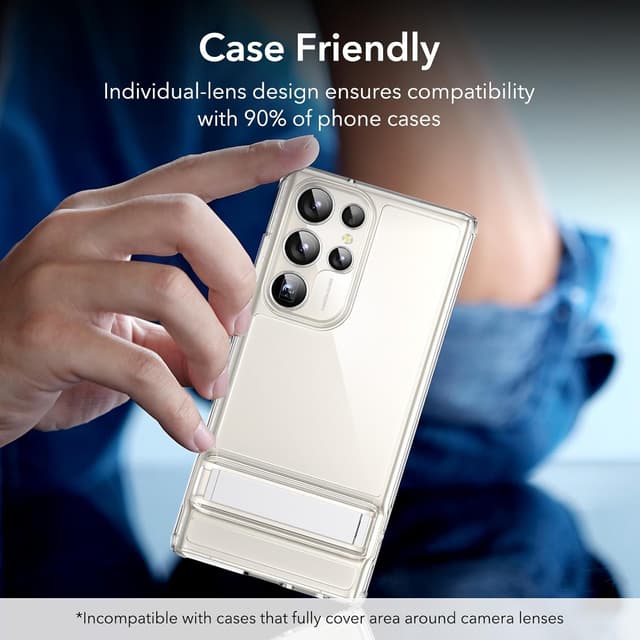 Thumbnail 5 de ESR Protector Lente Cámara Galaxy S24 Ultra 1 set