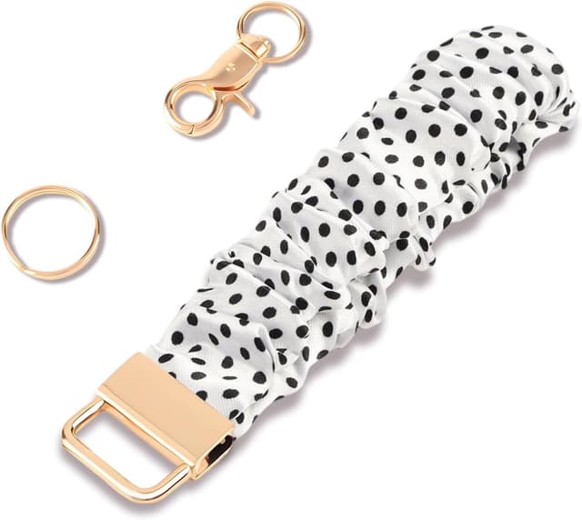 Detalle de Schlüsselanhänger Armband Leopardenmuster mit Band