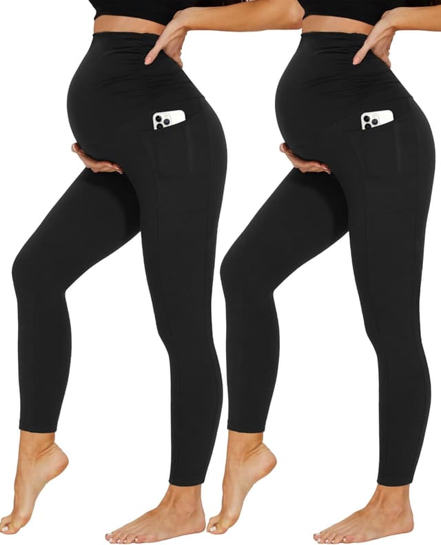 Detalle de DDOBB 2 Pack Maternity Leggings