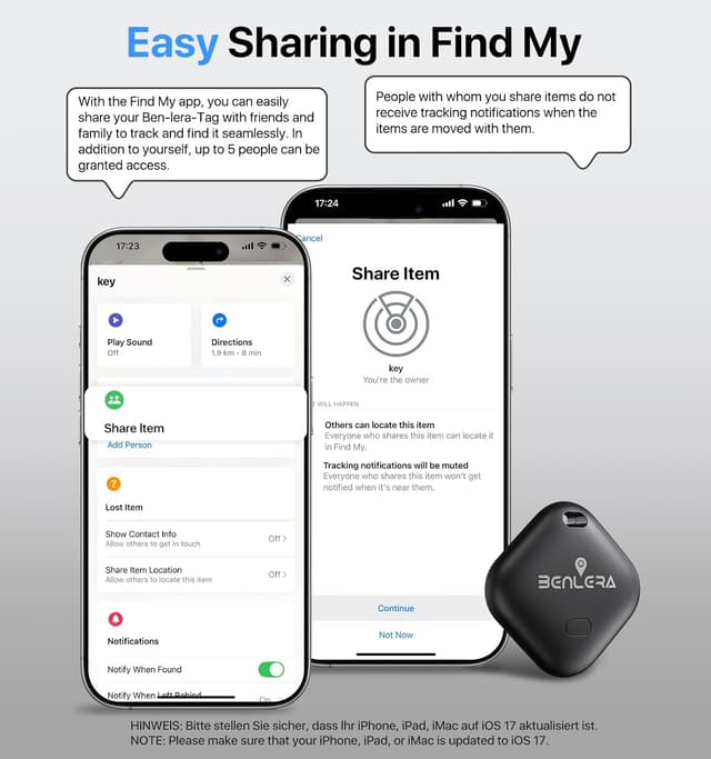 Thumbnail 6 de Item Finder Smart Tracker Tag with sound