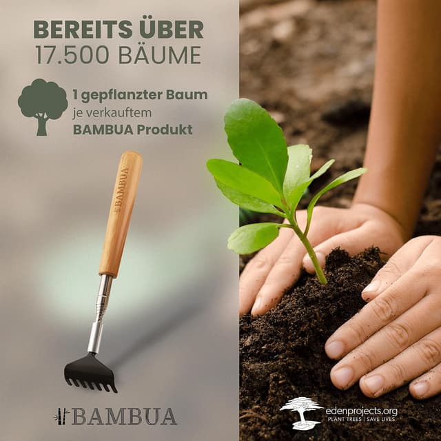 Thumbnail 5 de BAMBUA Rückenkratzer Ausziehbar 5 Aufsätze 🪵