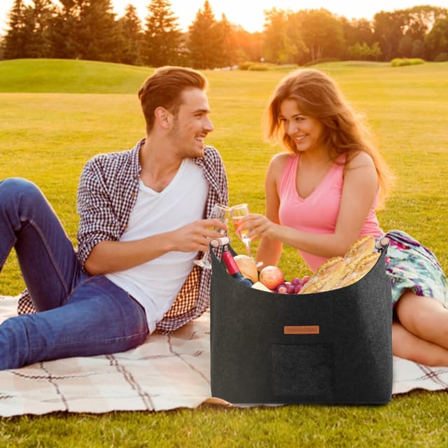 Imagen de XL Faltbarer Holzkorb 45x32x40 cm en OfertitasTOP